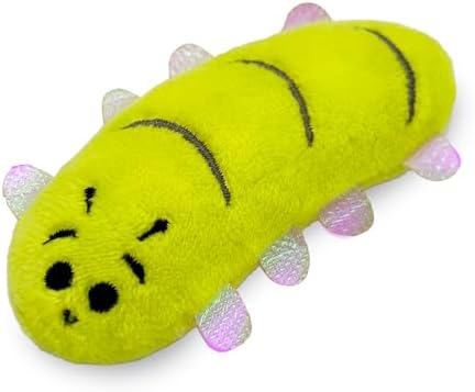 Catnip & Silvervine Plush Cat Toy for Kittens - Centipede