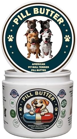 Peanut Butter Dog Pill Wrap - American Pit Bull Terrier Label