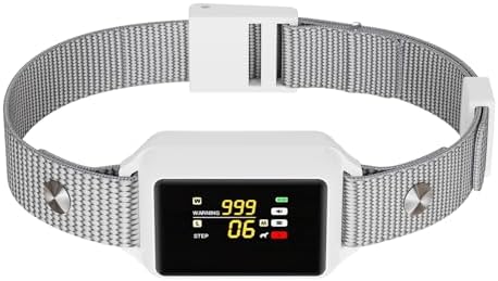 Smart Dog Bark Collar IPX7 Waterproof Rechargeable Anti-Barking Training Device for Small, Medium & Large Dogs – Beep & Vibration Modes, Adjustable Sensitivity, Humane No-Shock Control-White