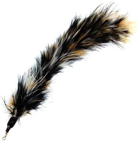 Pet Fit for Life Multi Piece Replacement Feathers Pack Plus Bonus Soft Furry Tail for Interactive Cat and Kitten Toy Wands…