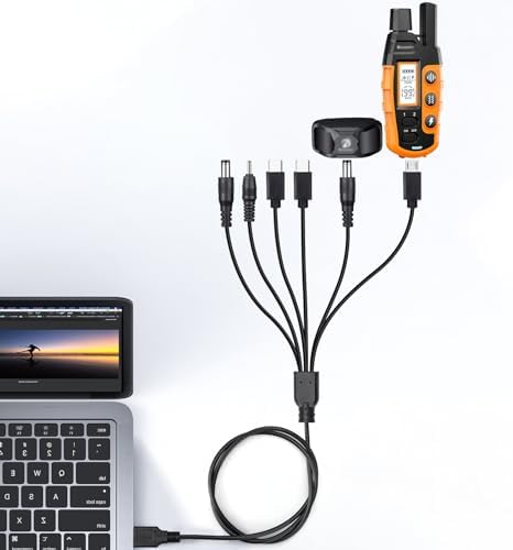 Charger for Bousnic Dog Shock Collar, 6-in-1 Training Collar Charging Cable