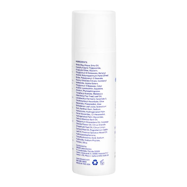 EMUAID emuaid® Barrier Repair Hydrating Face Cream, Deeply Hydrating Moisturizer for Sensitive Skin, Facial Moisturizer, Face Cream with Ceramides, Postbiotics & Antioxidants, 1.7 oz