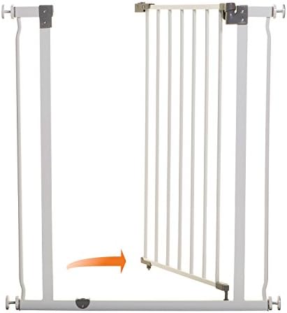 Dreambaby Liberty Extra Tall and Wide Security Gate with Stay Open Feature, White