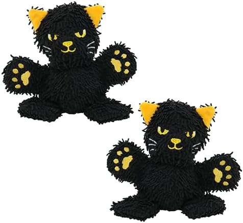 MIGHTY Tuffy 2 Pack Microfiber Medium Cat Ultra Durable Plush Dog Toy