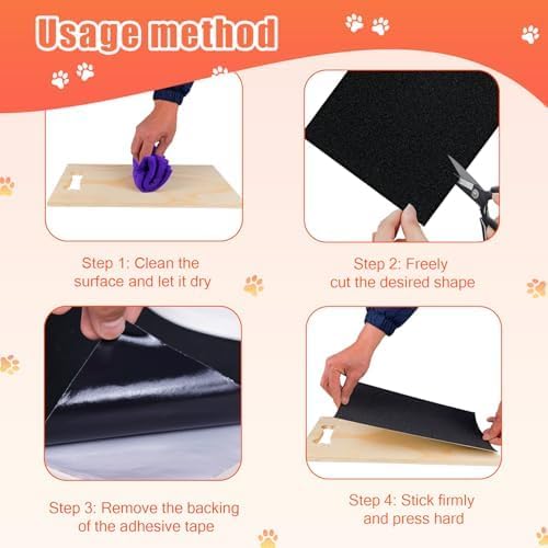Dog Door Scratch Protector, Black, 10in*12.5ft
