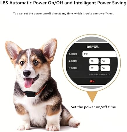 Pet GPS Tracker, Dog Tracking Collar with GPS/Beidou/WiFi/LBS, 90-Day History Tracking, Real-Time Location, Waterproof, Low Battery Alert, Multi-User Monitoring for Large Medium Small Dogs