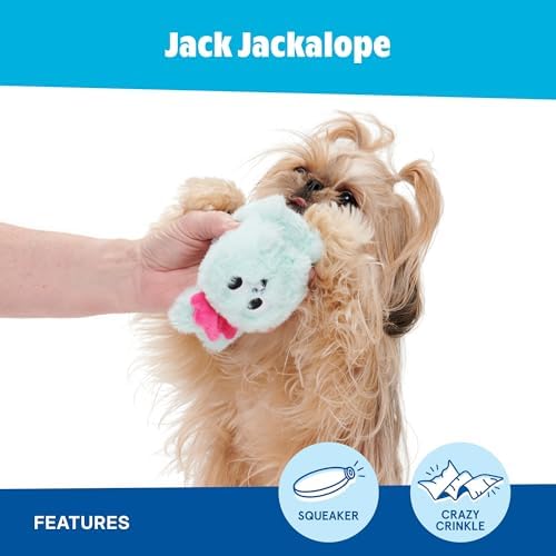 BarkBox Jack Jackalope Dog Toy - Toy for Small Dogs