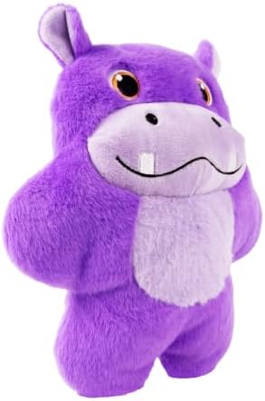 KONG Snuzzles Dog Toy X-Large – Plush Squeaky Dog Toy for Large Breeds – Ultra-Soft, Crinkle Sounds, Durable Interactive Dog Chew Toy for Medium & Large Dogs (Hippo)