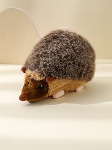 Plush Hedgehog Dog Toys, Squeaky Dog Toys for Aggressive Chewers, Funny Dog Stuffed Animals Chew Toy for Puppy Small Medium Large Dogs