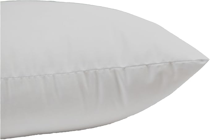 MoonRest Square Pillow Form Insert Hypoallergenic Sham Stuffer, 100% Polyester Microfiber Fill, Lined with Woven Cotton Blend Cover for Decorative Pillow Couch Sofa Bed Cushions 22 X 22