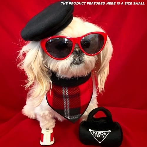 Haute Diggity Dog Pawda Handbag Plush Dog Toy, Designer Parody Chew Toys
