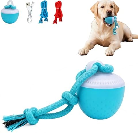 Interactive Dog Toys for Small Dogs – Peppy Pet Ball & Chase Buddy Dog Toy Active Rolling Puppy Toys to Keep Them Busy, Daily Training Interactive Puppy Toys