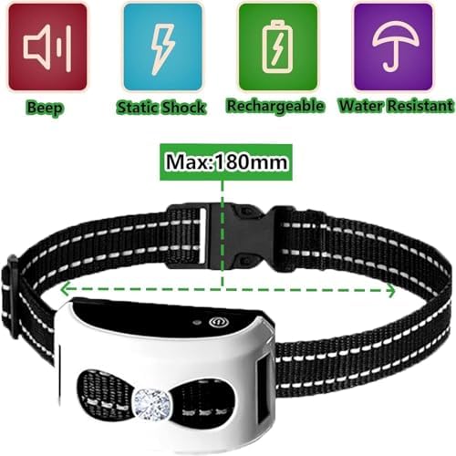 Smart 2-in-1 Electronic Wireless Fence Dog Trainer, Rechargeable and Waterproof, Signal Range Radius Up to 990 Feet. Suitable for All Dogs