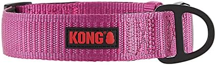 KONG Max HD Ultra Durable Neoprene Padded Dog Collar (XL, Pink)
