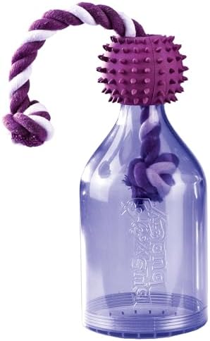 PetSafe Busy Buddy Tug-A-Jug Treat Dispensing Dog Toy, Medium/Large | Slow Feeder Toy Holds Kibble, Patented Treat Meter Dispenses Treats Randomly, Top-Rack Dishwasher Safe, for Dogs 40+ Lb