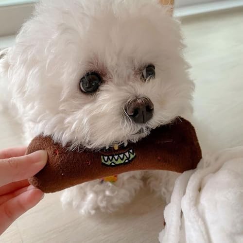 Dog Snuffle Nosework Toy - Toilet Paper Dog Plushie Interactive Puzzle Toy - Treat Hide and Seek for Fun Cute Appearance Dog Chew Toys