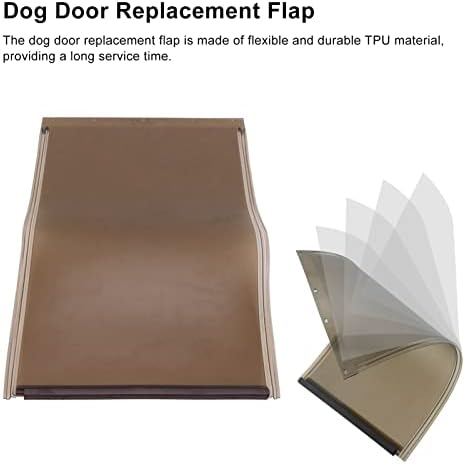 Impact TPU Dog Door Replacement Flap with Magnetic Strip, (L)