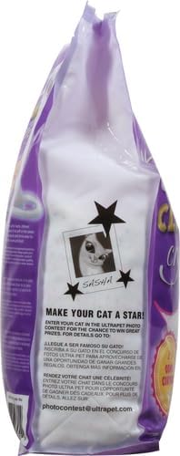 Ultra Pet Clumping Crystal Cat Litter, White Crystals with Multicolor Crystals, 5 Lbs (Pack of 2)