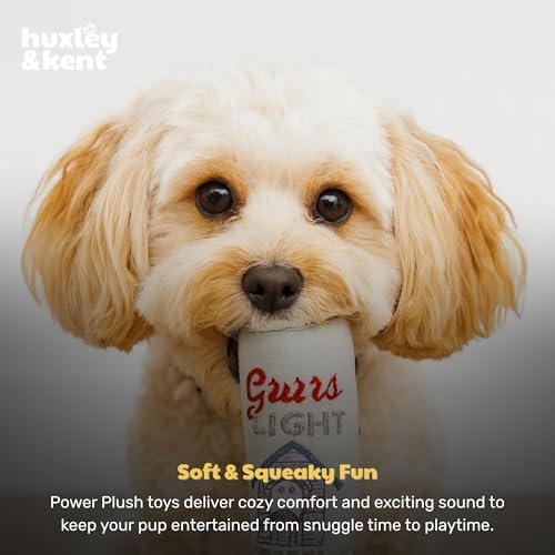 Huxley & Kent Tiny Tuff Plush Dog Toy, Grrrs Light