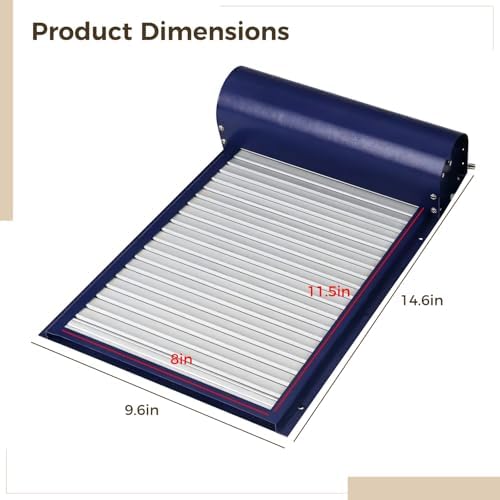 Automatic Chicken Coop Door, Aluminum Alloy Pet Gate for Cats Dogs Chickens Geese, Remote Control with Timer, Solar Powered, Waterproof IP65