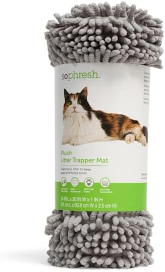 So Phresh by Petco Plush Cat Litter Trapper Mat 24" L X 20" W X 1" H