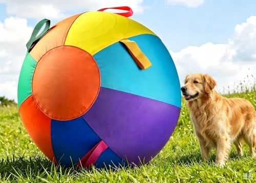Herding Ball for Dogs, 22.1" XL Outdoor Exercise Toy for Medium Large Breeds