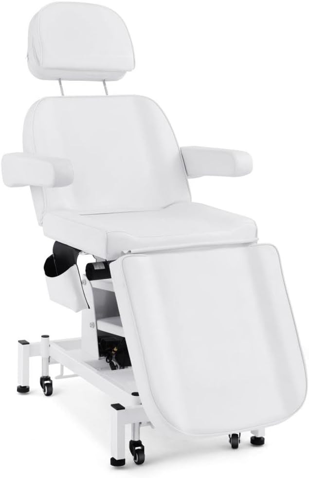 Artist hand 3 Motor Electrical Facial Bed for Esthetician 110V Removable Massage Table Beauty Bed Medical Aesthetic Tattoo Chair with Rotatable Armrests