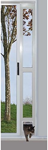 Ideal Pet Modular Aluminum Pet Patio Door, Mill (Silver)