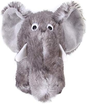 Pet Toys, Dog Squeaky Toys Interactive Toys for Chewers Durable Plush Dog Toys for Small Medium Large Dogs (Grey Elephant)