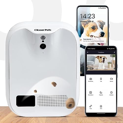Closer Pets TreatView Pet Camera with Treat Dispenser & Night Vision