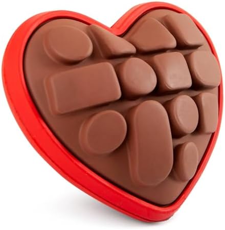 Jeffers Pet Natural Rubber Dog Chew Toy – Chocolate Heart Shape, Small – Vanilla Scent, Durable, Non-Toxic, Dishwasher Safe, Interactive Fetch & Tug Toy - Perfect for Play, Training at Home