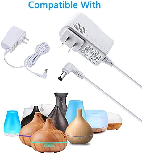 ZZS 24V Diffuser Power Cord Compatible for TaoTronics,InnoGear,URPOWER,Pure Daily Care Aromatherapy Diffusers 150ml 200ml 300ml 400ml 500ml Essential Oil Humidifiers Replacement Adapter