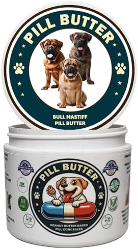 Peanut Butter Dog Pill Wrap - Bull Mastiff Label