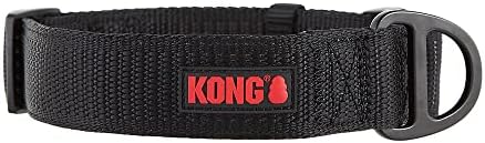 KONG Max HD Ultra Durable Neoprene Padded Dog Collar (Large, Black)