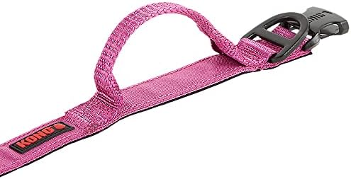 KONG Ultra Durable Padded Comfort Handle Dog Collar (XL, Pink)