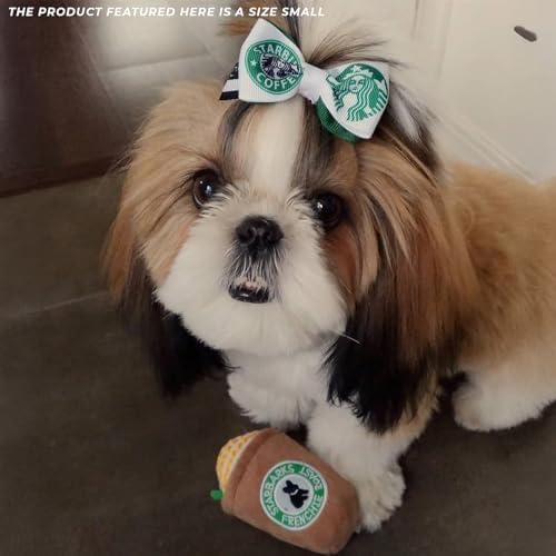 Haute Diggity Dog Starbarks Frappawcino Plush Dog Toy, Drink Parody Toy