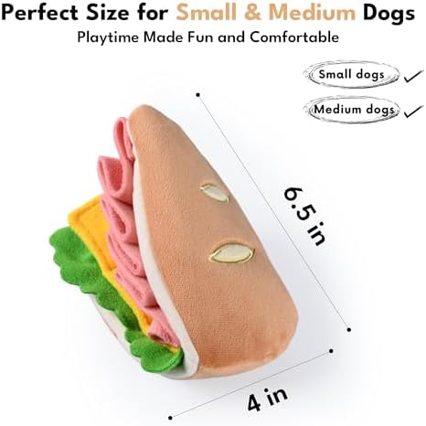 CHEWFFON Interactive Dog Toy, Multi-Layer Treat Hiding Nose Work Game