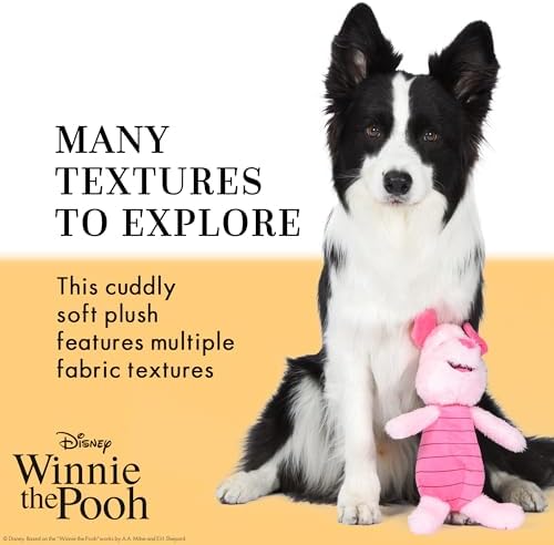 Disney for Pets Winnie the Pooh Piglet Figure Dog Toy, 9 Inch