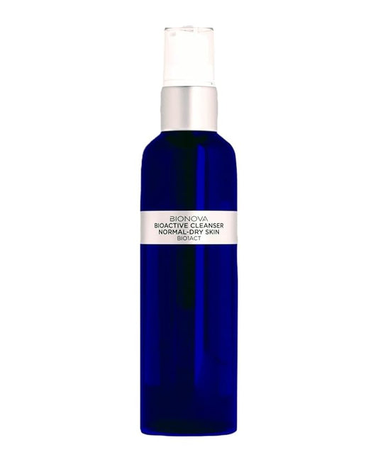 BIONOVA Bioactive Cleanser Normal to Dry Skin - Non-Foaming Facial Cleanser Provides a Gentle Deep Clean Face Wash and Ultra-Hydrating and Moisturizing Treatment (4.5 fl oz)