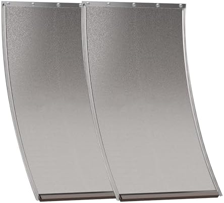 MIAOTONG 2 Pack Weatherproof Large Dog Door Replacement Flaps with Screws | Compatible with PetSafe Freedom Doggie Door PAC11-11039,Dog Door Flap Measures 10 1/8" X 16 7/8", Flexible, Durable, BPA-Free