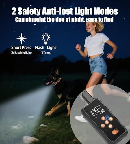 Dog Shock Collar - 4200FT Dog Training Collar with Remote Innovative IPX7 Waterproof with 4 Training Modes,Vibration and Shock,Rechargeable E-Collar for All Breeds