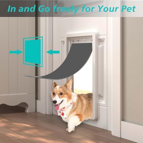 2-Pack Medium Dog Door Replacement Flaps with Screws