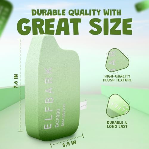 Two Tails Puff Parody Dog Toy – Funny Squeaky Dog Toys for Interactive Play and Training – Durable, Easy to Clean, Birthday Gifts for Small, Medium and Large Dogs - Mint
