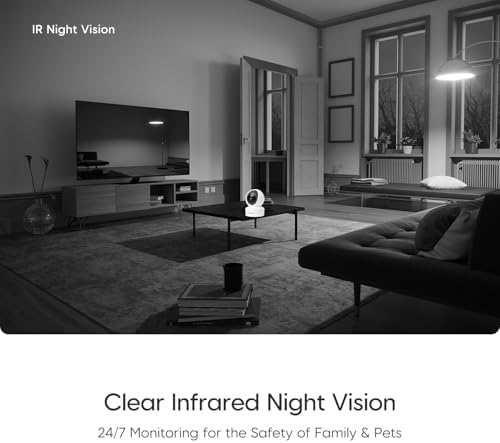 VSTARCAM 3MP Pet Camera Indoor with Phone App, 360° Indoor Security Camera with Color Night Vision, Motion Detection & 2-Way Audio, 24/7 SD & Cloud Storage 02