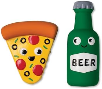Fringe Studio Dog Toy Set, in Pizza We Crust, 3Pc Mini, Latex, Pet Shop Collection (368011)