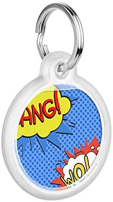 Pet ID Tag for Dog Cat with QR Passport Global Search System of Lost Pets - Digital ID Dog Tag - Wow