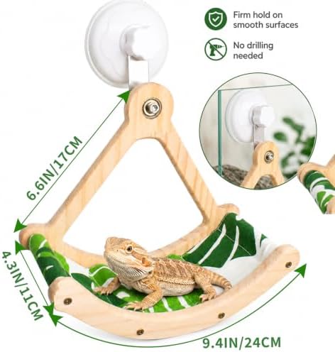 Bearded Dragon Perch Interactive Rocking Reptile Toy