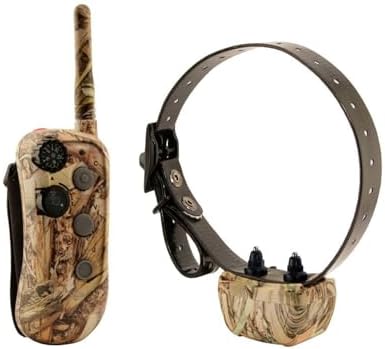 DT SYSTEMS RAPT1400 Camo E-collar Remote Rapid Access Pro Trainer, Compact Waterproof Gentle Touch Stimulation Dog Training System, Transmitter w/ Hand Strap