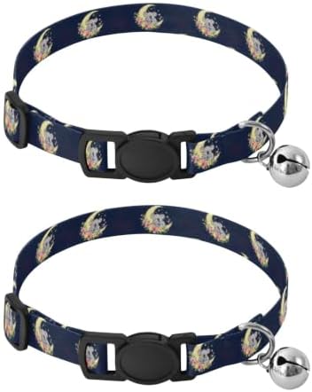 Cute Koala Bears Small Dog Collar 2 Pack Comfortable Cat Collar Adjustable Length 10.6" to 17.1"