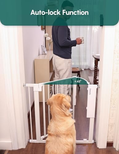 Babelio Smart Baby/Pet Gate, New Generation of Safety Gate with Infrared Auto-Unlock
